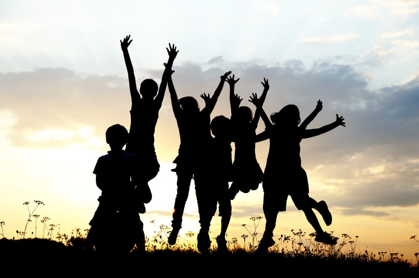 Group of Happy Children 